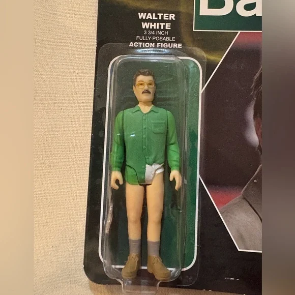 Breaking Bad Walter White (Underwear) 3 3/4 inch Action Figure. New in package. - Picture 2 of 3